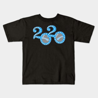 2020 new years glasses Kids T-Shirt